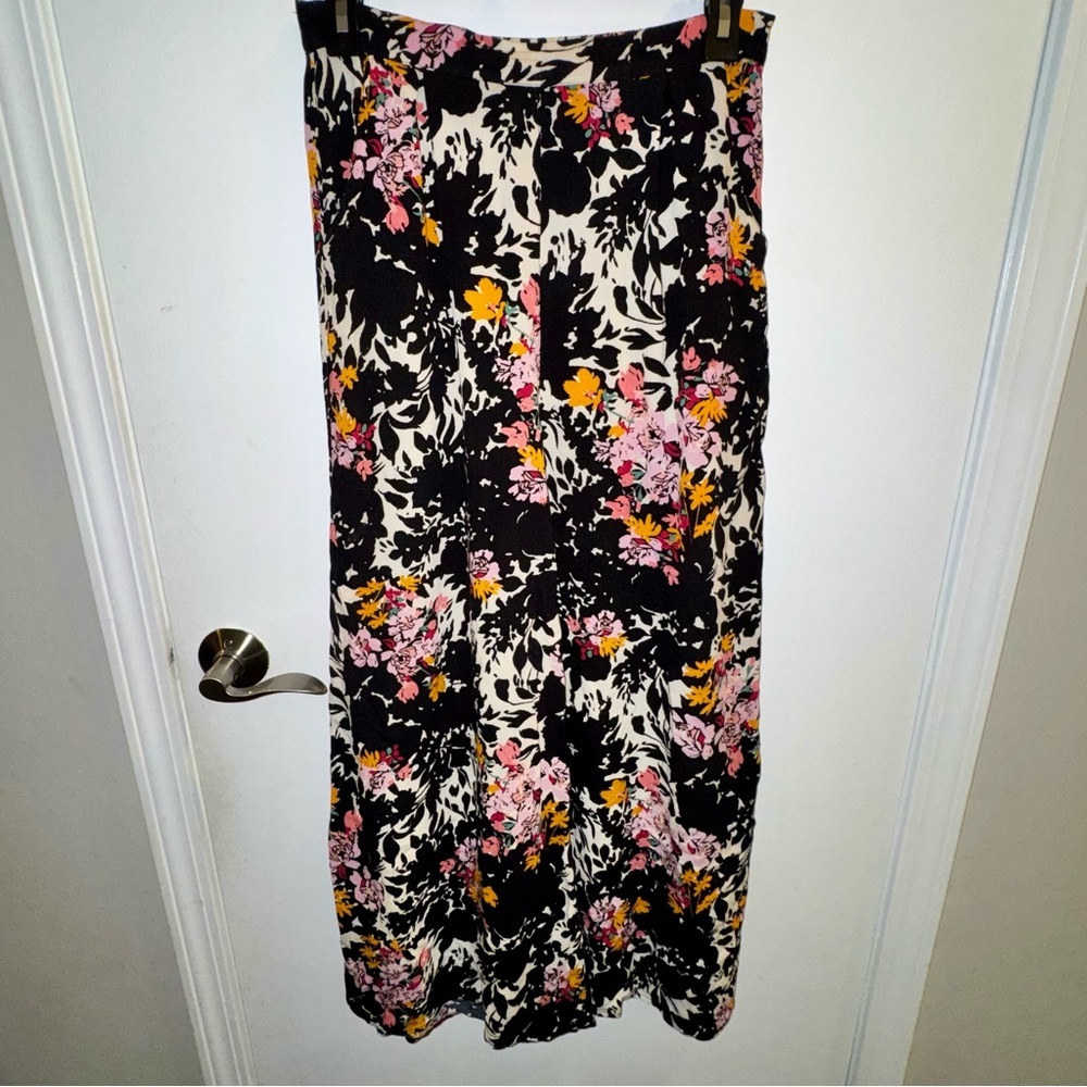 Free People Intimately Late Night Floral Wide Leg Sleep Pants